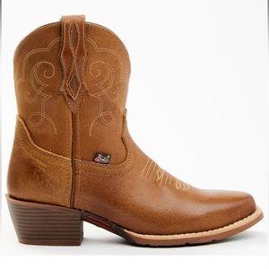 JUSTIN WOMEN'S CHELLIE WESTERN BOOTIES - SQUARE TOE